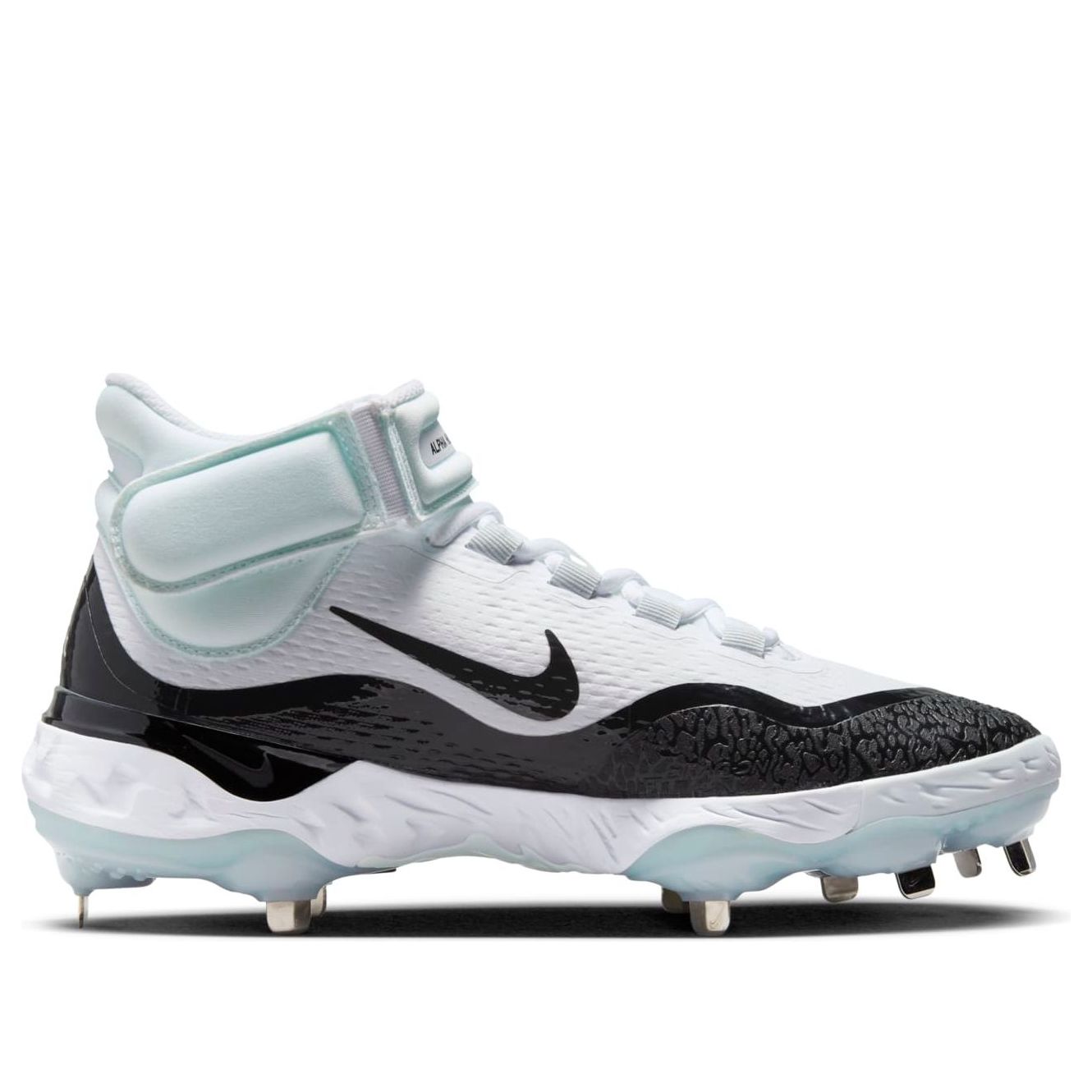 Nike Alpha Huarache Elite 4 Mid 'White Black Blue Tint' FD2744-101
