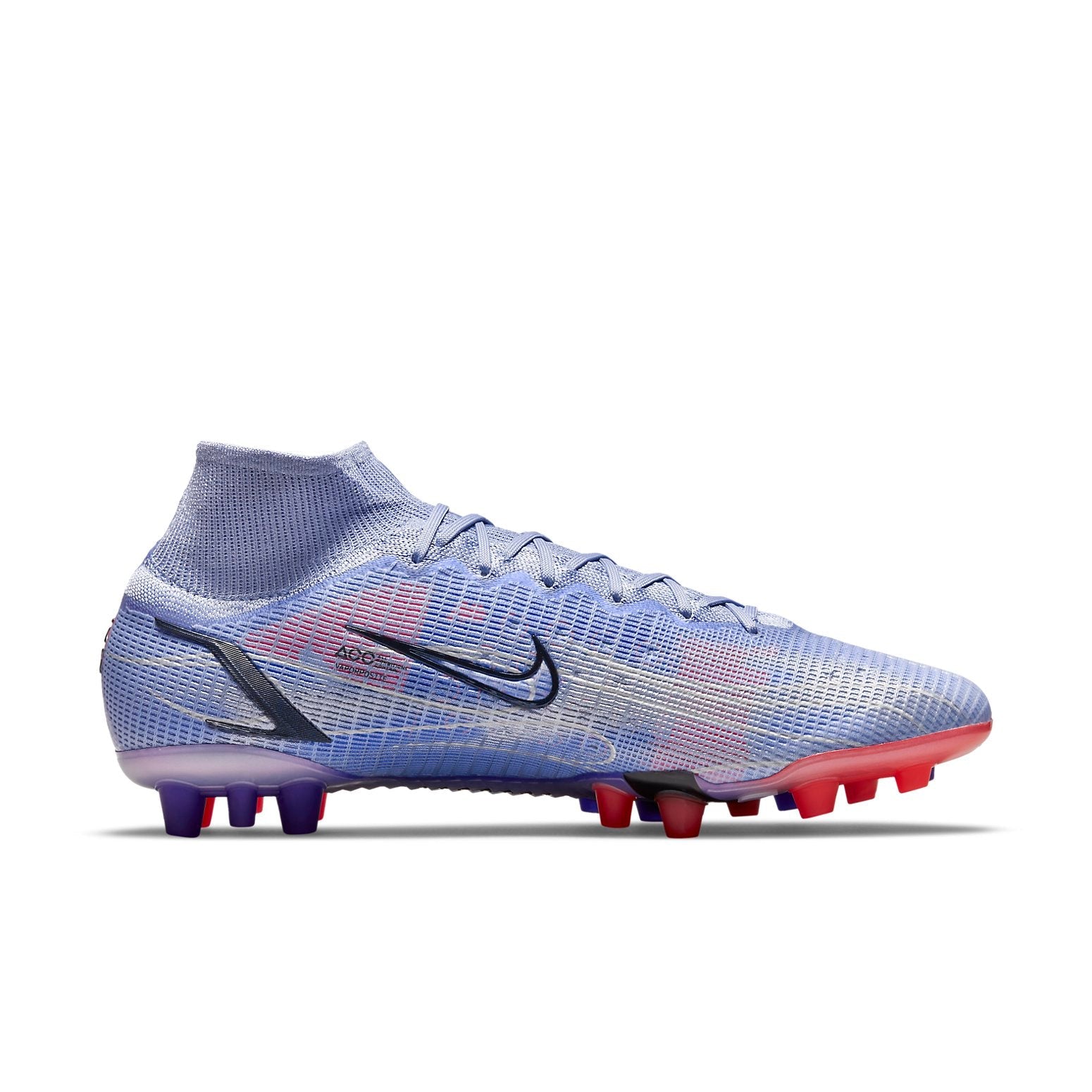 Nike Mercurial Superfly 8 Elite KM AG Artificial Grass 'Light Thistle Purple Dazzling Indigo Purple Bright Deep Red' DJ3973-506