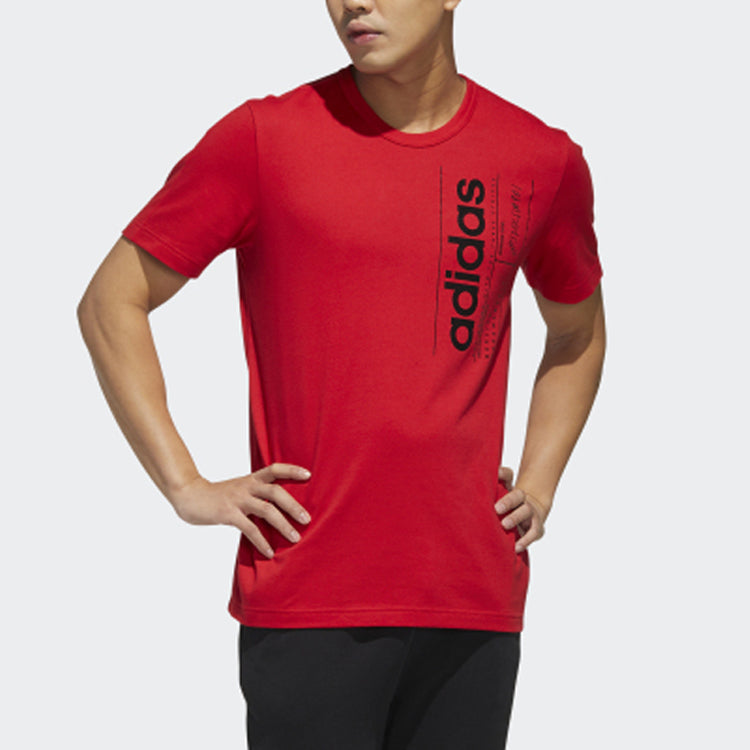 adidas Brilliant Basics Tee 'Red' FM6093
