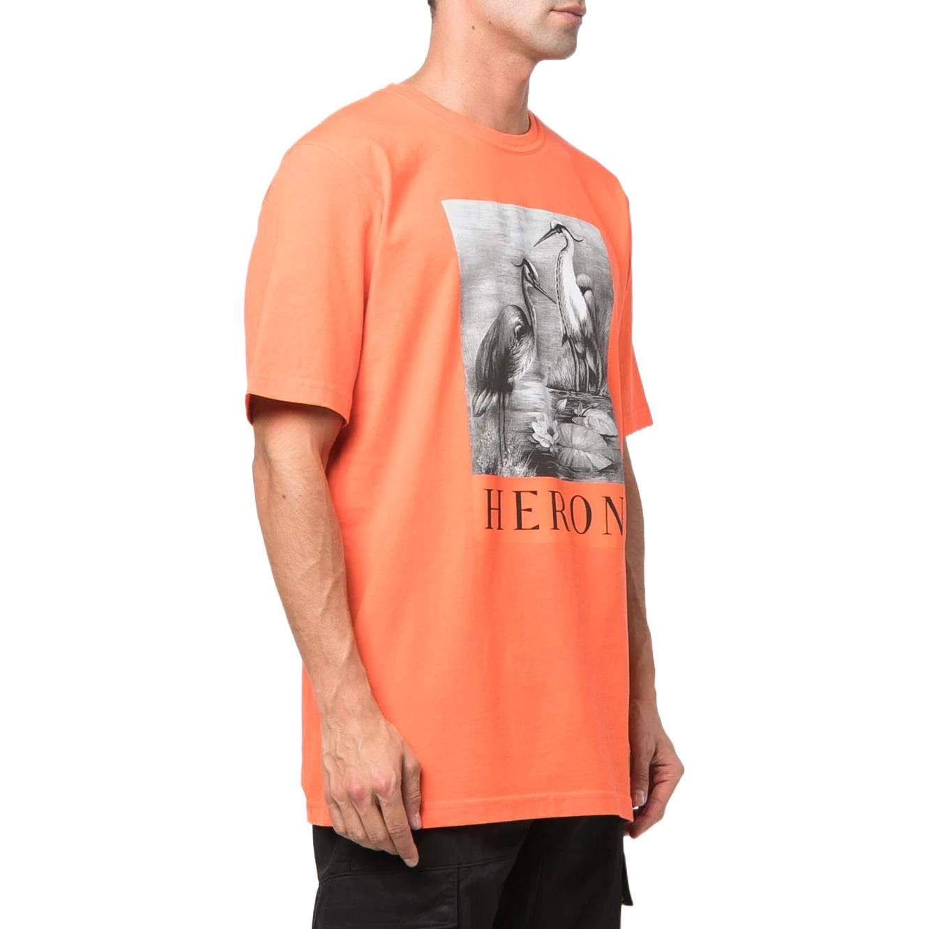 HERON PRESTON Heron T-shirt 'Orange' HMAA026C99JER0012210