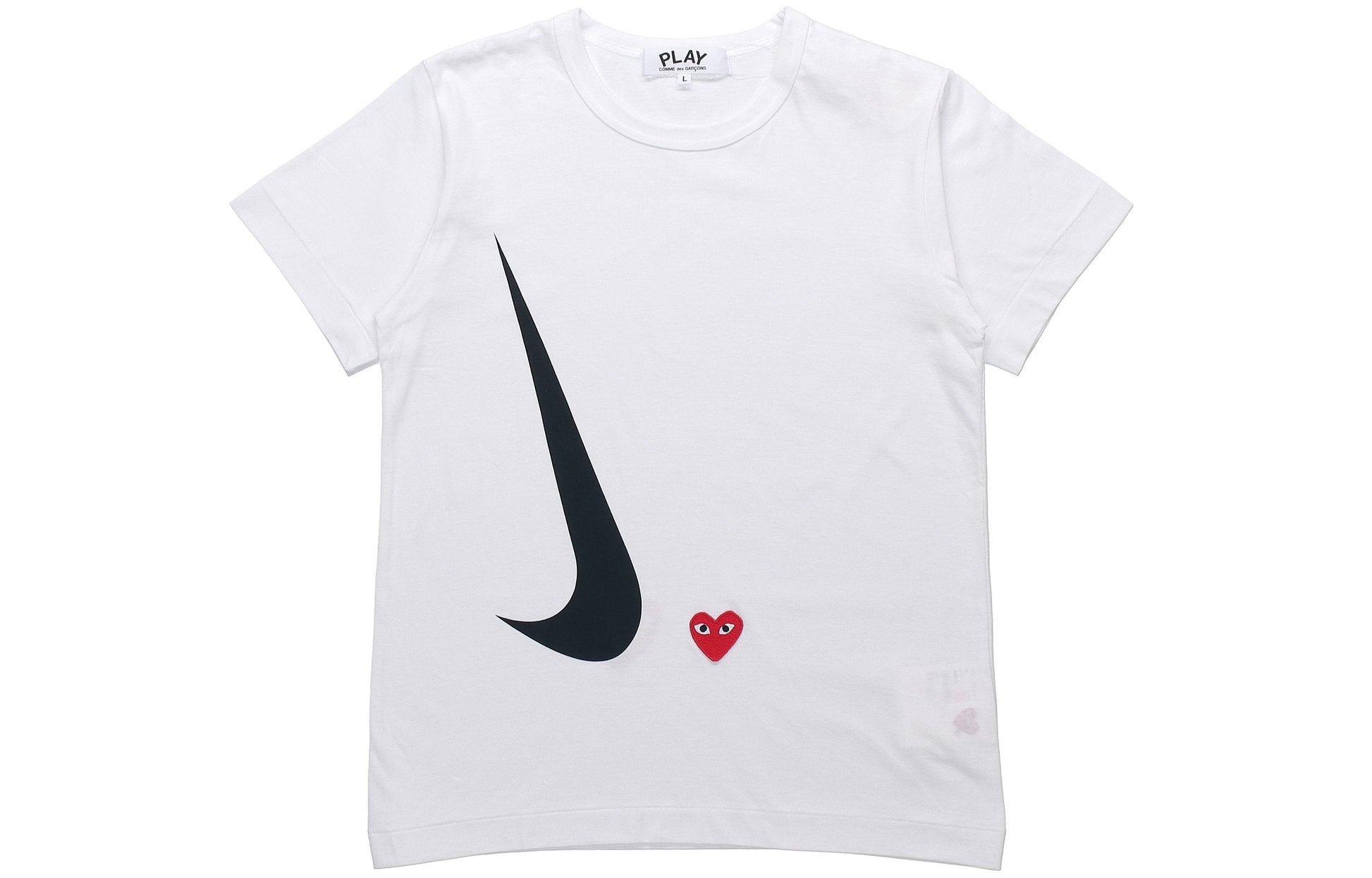 (WMNS) COMME des GARCONS PLAY x Nike play together Series T-Shirt 'White' AE-T401-051-1