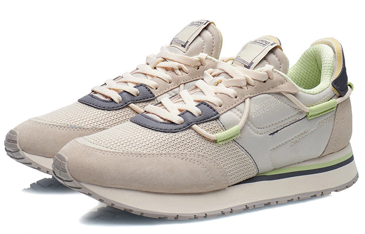 (WMNS) Li-Ning Shatterstar 'Beige Green' AGCR330-1