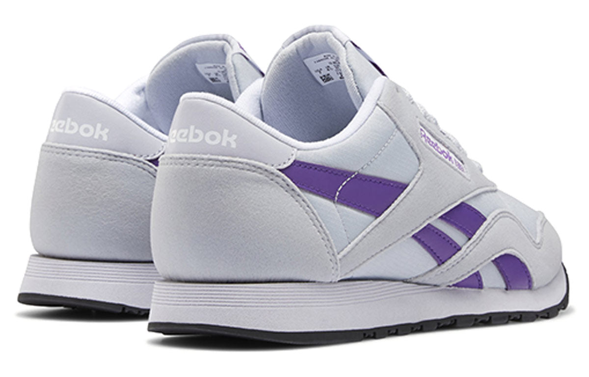 (WMNS) Reebok Classic Nylon Grey/Purple DV7127