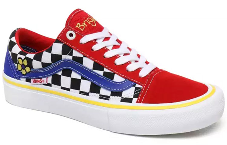 Vans Brighton Zeuner x Old Skool Pro 'Red Checker Blue' VN000ZD4W89