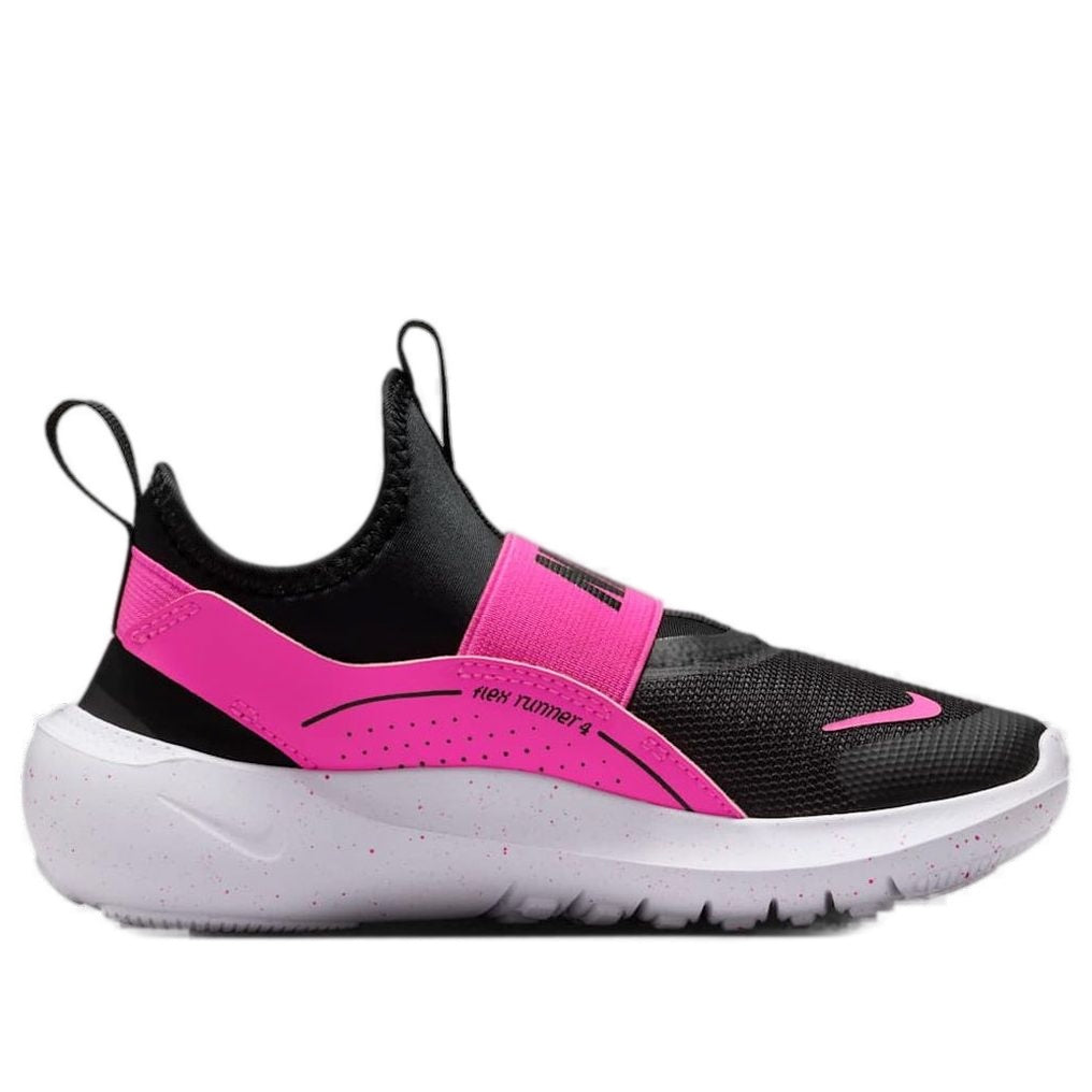 (PS) Nike Flex Runner 4 'Black Laser Fuchsia' IF2894-604