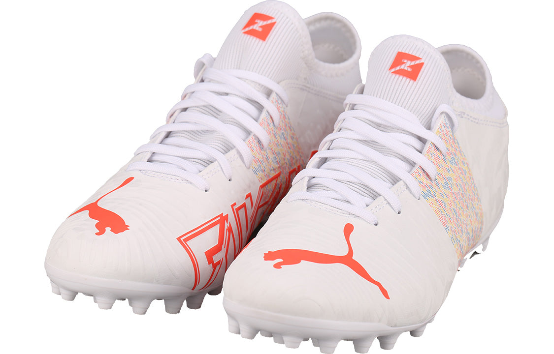 PUMA Future Z 4.1 MG Soccer Shoes White/Orange 106391-03