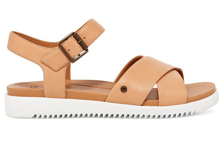 (WMNS) UGG other Sports sandals 'White Brown' 1116372-PRCN