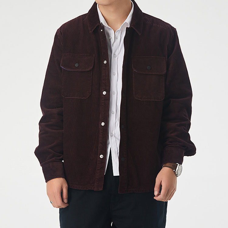 Converse Casual Retro Industrial Style Jacket Men Wine Red 10019954-A05