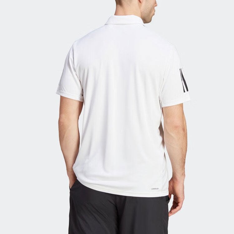 adidas Club 3-Stripes Polo Shirt 'White' IS2295