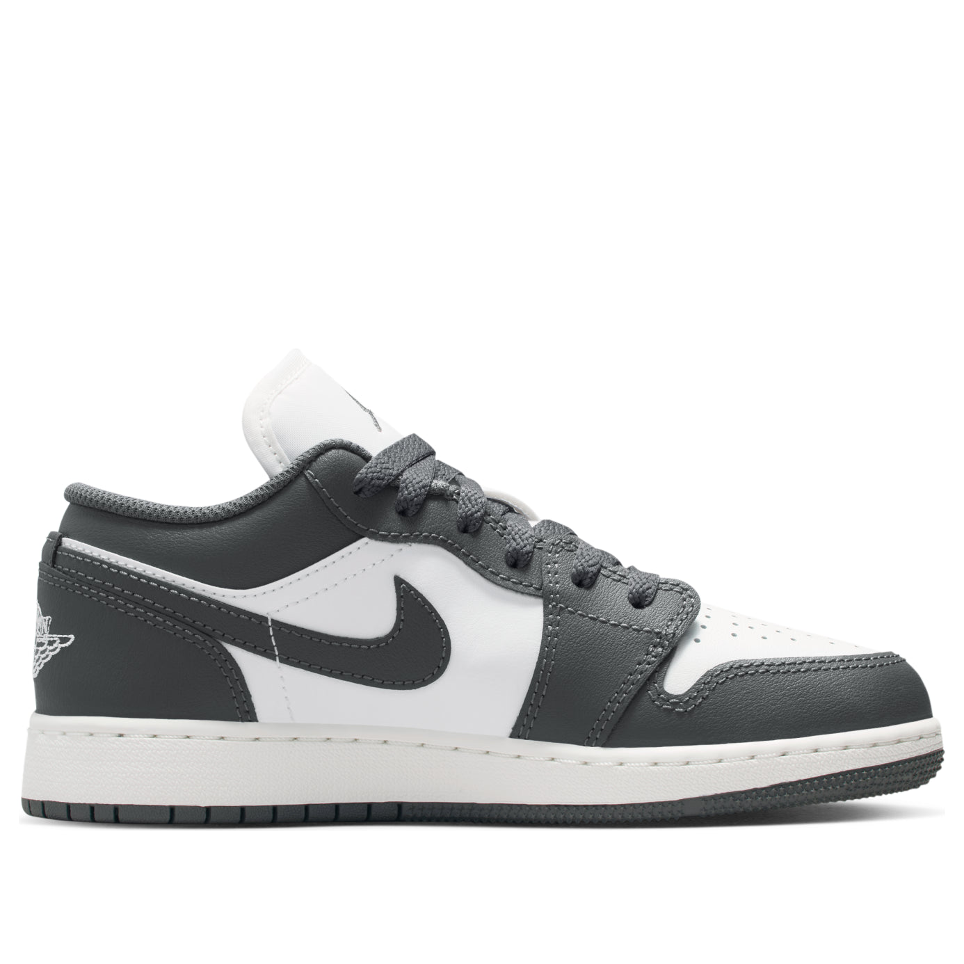 (GS) Air Jordan 1 Low 'Grey White' 553560-044