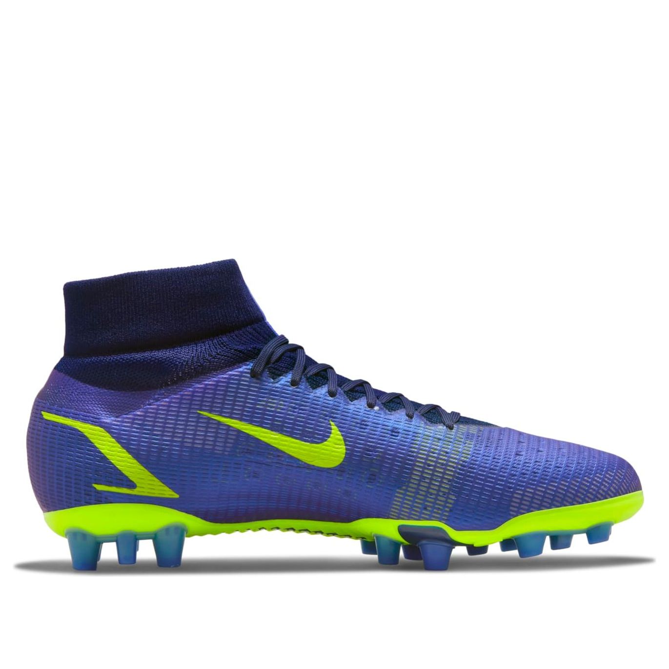 Nike Mercurial Superfly 8 Pro AG Low-Top Soccer Shoes 'Blue Neon Green' CV1130-574