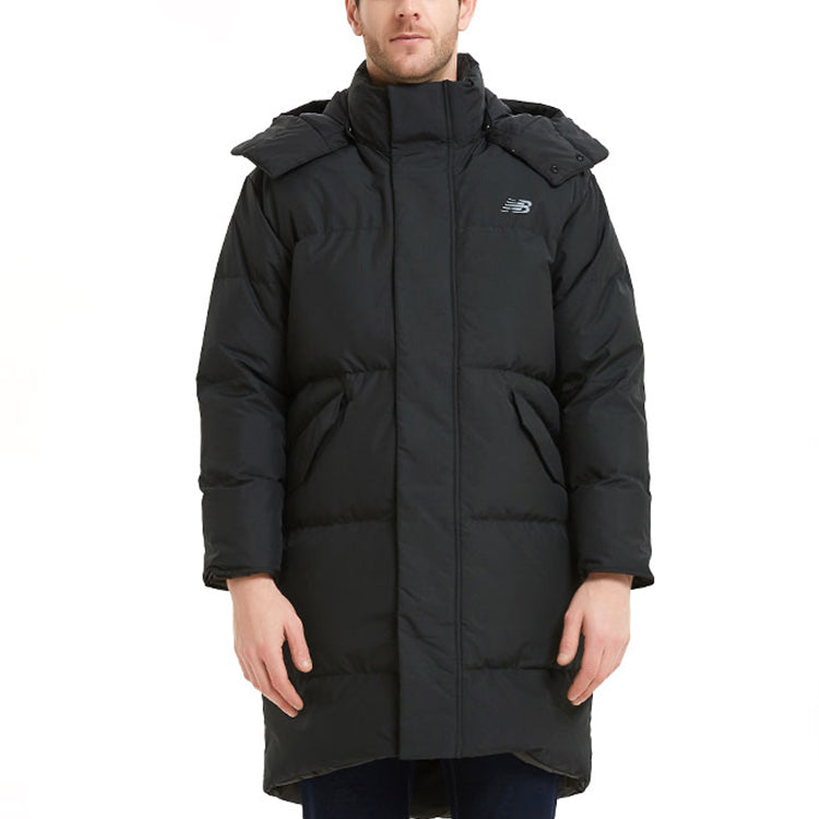 New Balance Long Puffer Jacket Asia Sizing 'Black' NP847021-BK
