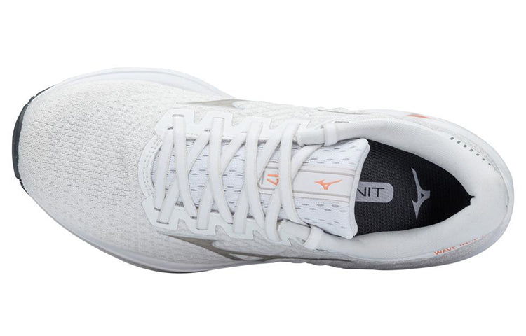 (WMNS) Mizuno Wave Inspire 17 Waveknit 'White Papaya' J1GD211333