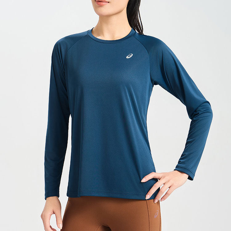 (WMNS) Asics Core Long Sleeve Top 'Thunder Blue' 2012D025-405
