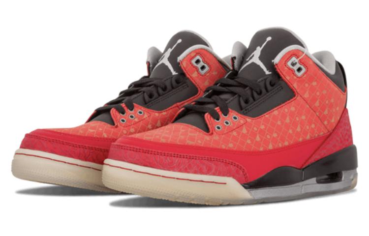Air Jordan 3 Retro Doernbecher (2013) 'Red Goldsilver Black' 437536-600B