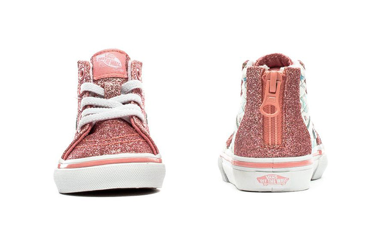 Vans Toddlers SK8-HI Zip Shark Party Toddles/Infants Pink VN0A4BV1W3U