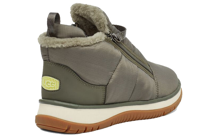 (WMNS) UGG Lakesider Zip Puff 'Army Green' 1121017-SWE