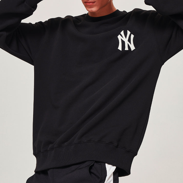 MLB New York Yankees Long-Sleeve Printing Logo Sports Fleece Unisex Black 31MT21941-50L