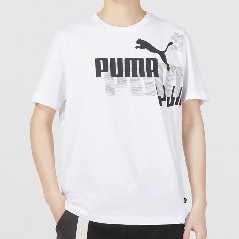 PUMA Ess Logo Power Tee 'White' 675728-02