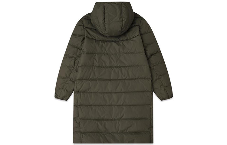 Skechers Medium-Length Woven Down Jacket 'Black' L419M090