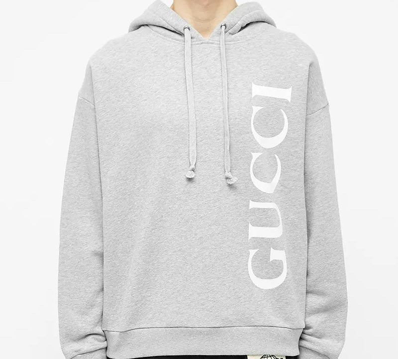 Men's Gucci Large Logo Cotton Gray 604974-XJB1D-1039