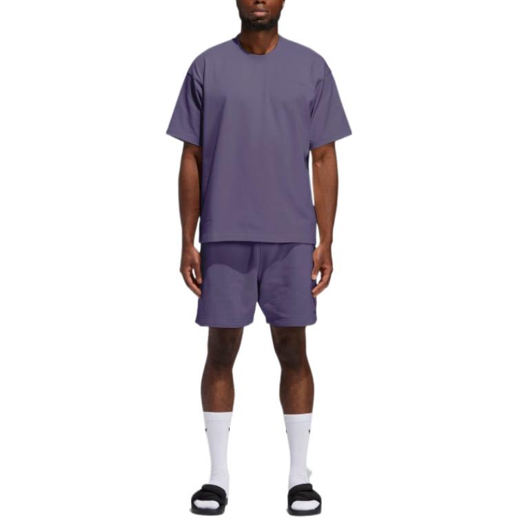 adidas x Pharrell Humanrace Small Logo Shorts 'Purple' GH4403