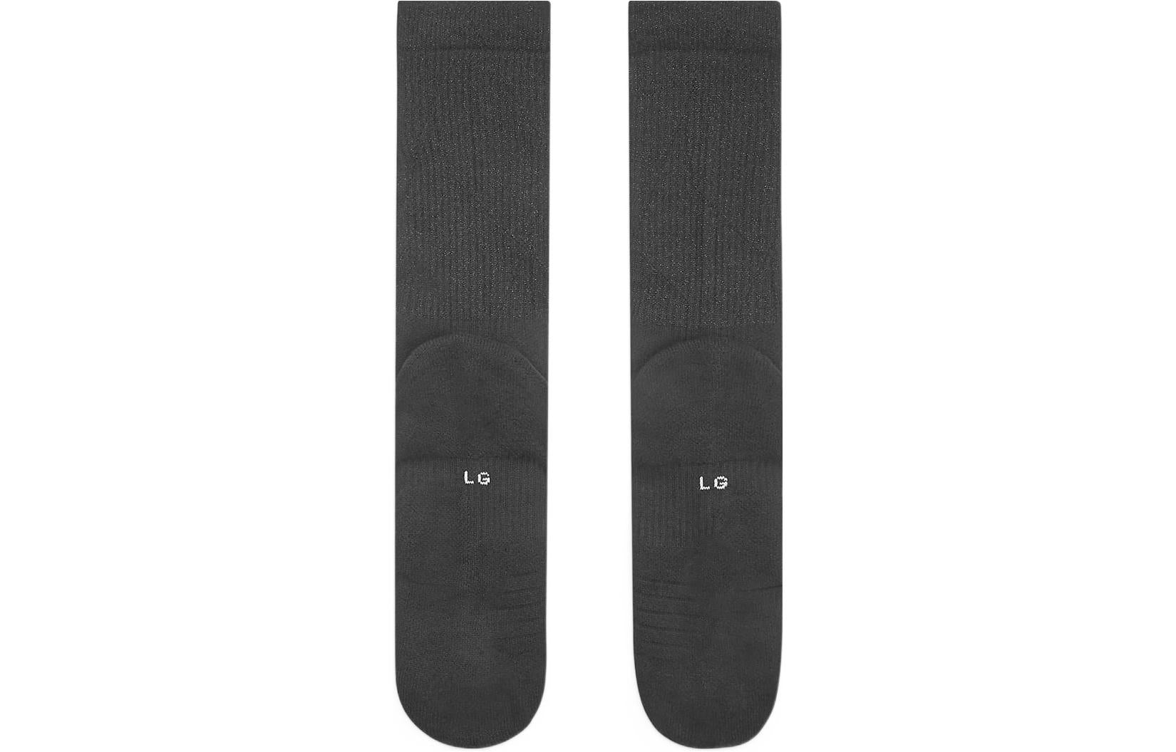 Nike Elite Crew Socks Nba Casual Sports Mid Tops Couple Style One Pair Black DA4960-010