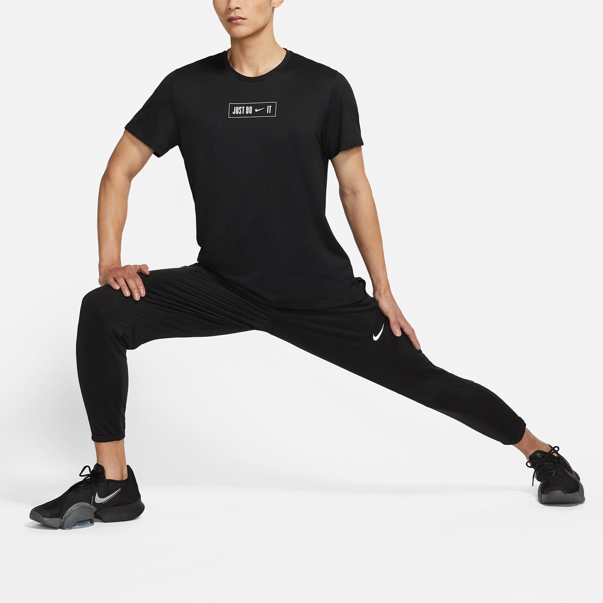 Nike Dri-FIT Sports Training Quick Dry Short Sleeve Black DJ8998-010