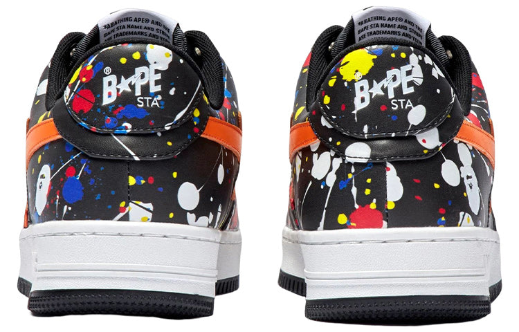 A BATHING APE Bape Sta 'Black Orange' 1I20-291-009-BLACK