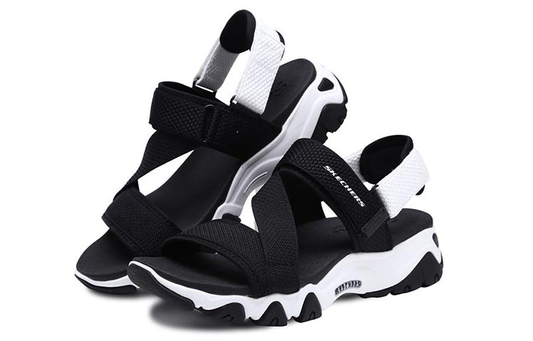 (WMNS) Skechers D Lites 2.0 Sandals 'Black' 88888181-BKW