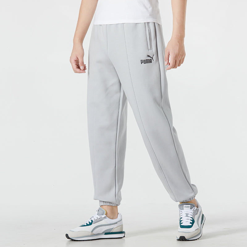 PUMA Relaxed Regular Sweatpants 'Grey' 673625-19