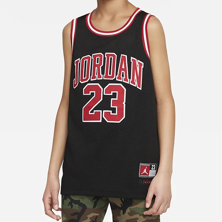 (GS) Air Jordan Tanktop 'Black' DO1968-010