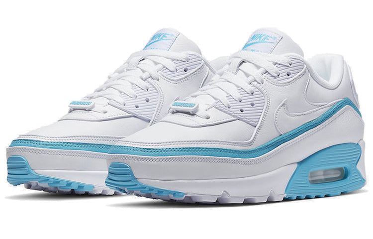 Nike x Undefeated Air Max 90 'White Blue Fury' CJ7197-102