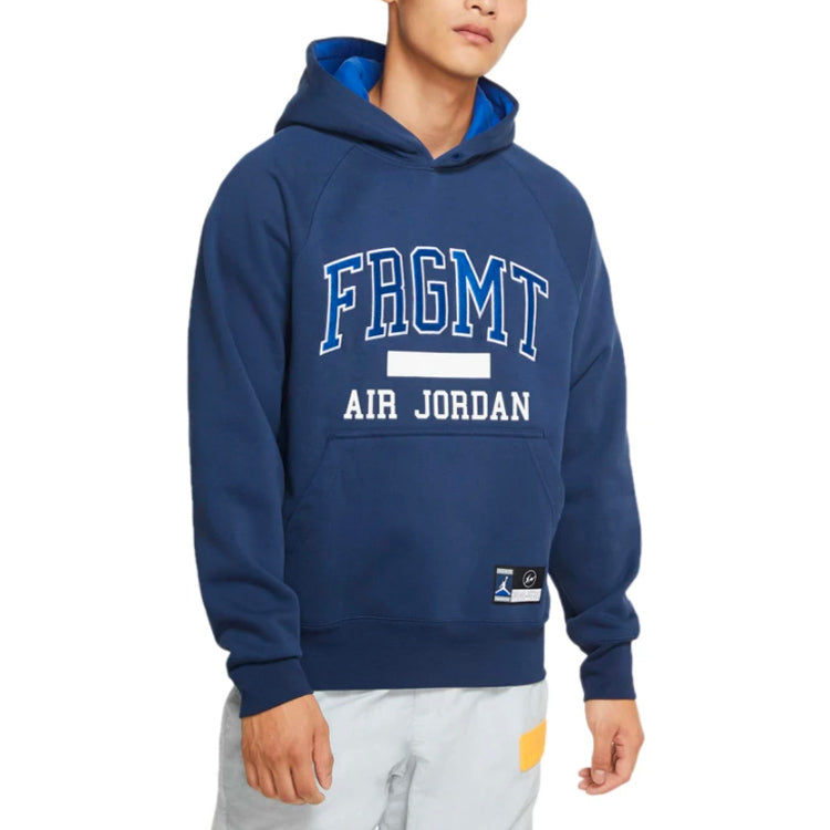 Air Jordan x Fragment Pullover Hoodie 'Navy/Sport Royal/White' DA2983-414
