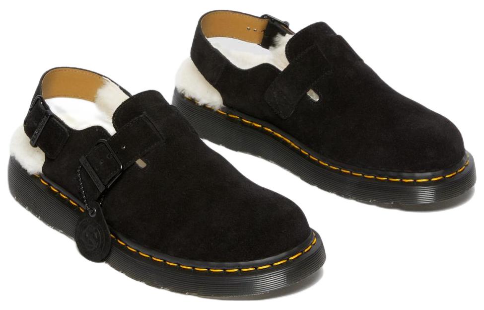 Dr. Martens Jorge Shearling Slingback Mule 'Black' 27717001