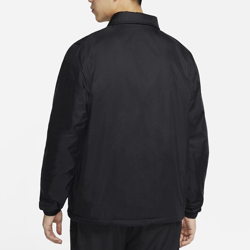 Nike Sportswear Coaches Reversible Fleece Jacket Men Black CV7121-010