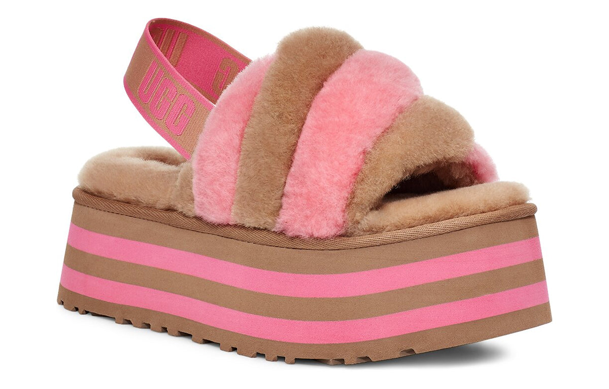 (WMNS) UGG Disco Stripe Slide 'Pink' 1120875-CPRC