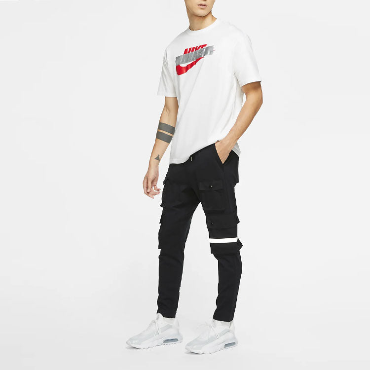 Nike Cargo Pocket Knit Sports Long Pants Asia Sizing 'Black' DB3612-010