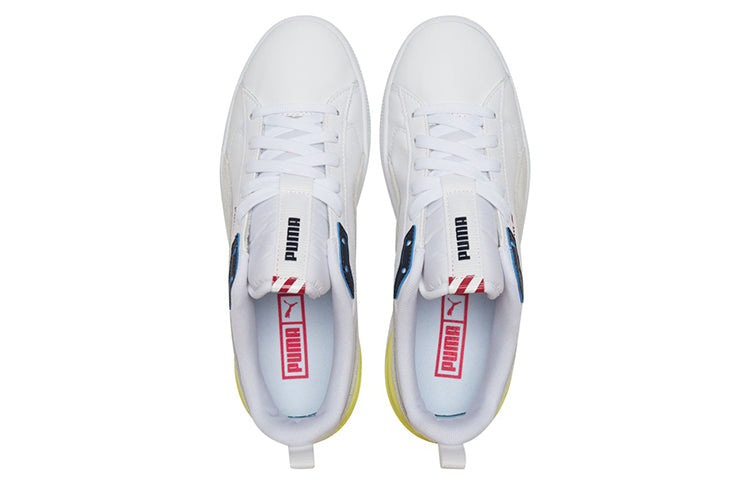 PUMA Suede Bloc 'White Yellow Pear' 380705-01