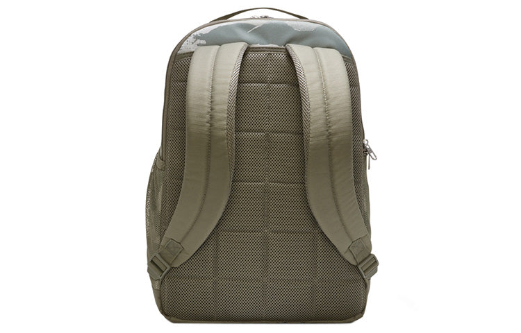 Nike Training Zipper  Fabric Schoolbag Backpack Unisex Light Green Grey CU9650-320