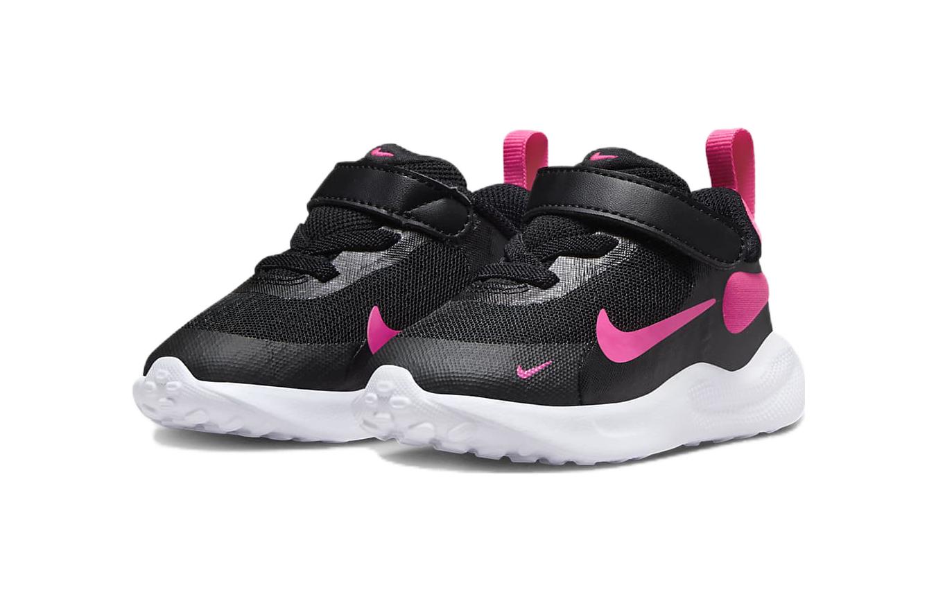 (TD) Nike Revolution 7 'Black Hyper Pink' FB7691-002