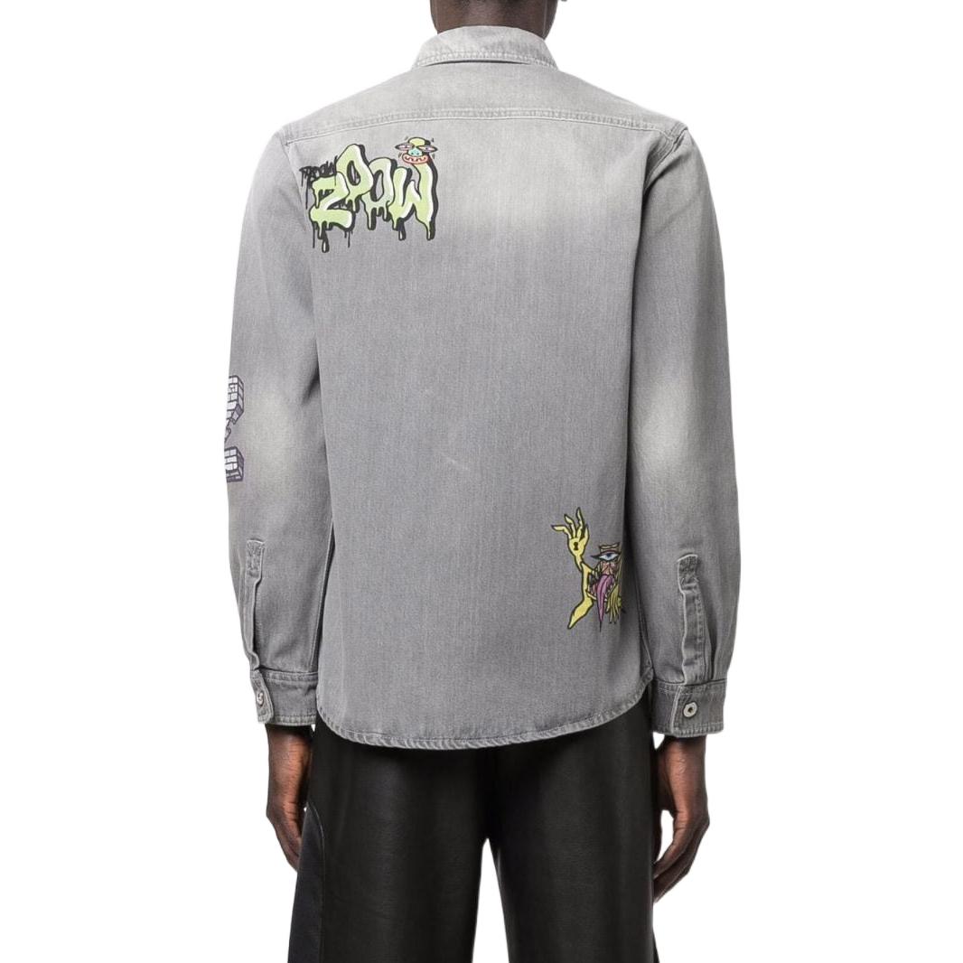 Off-White FW22 Logo OMYD027G21DEN0010901