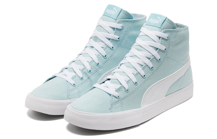 PUMA Unisex Bari Mid Sneakers White/Blue 373891-06