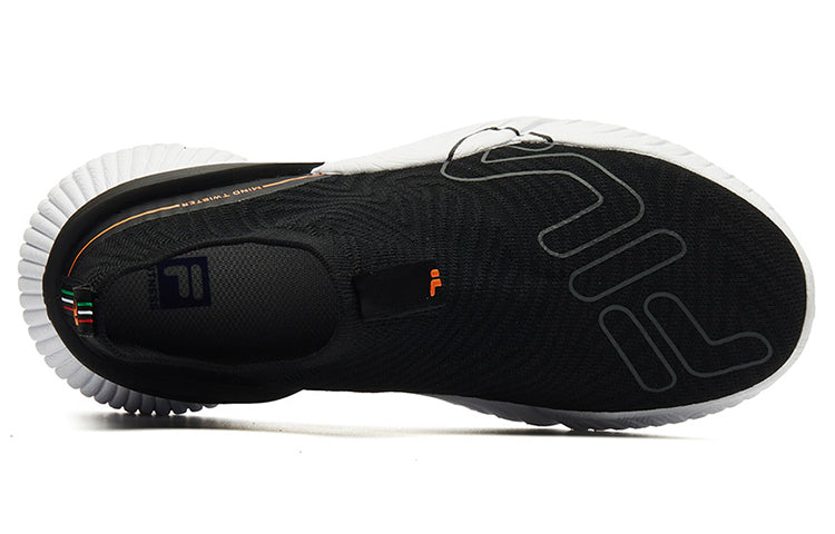 (WMNS) FILA Heritage-FHT Mid GS Black/Orange A12W132102FBK