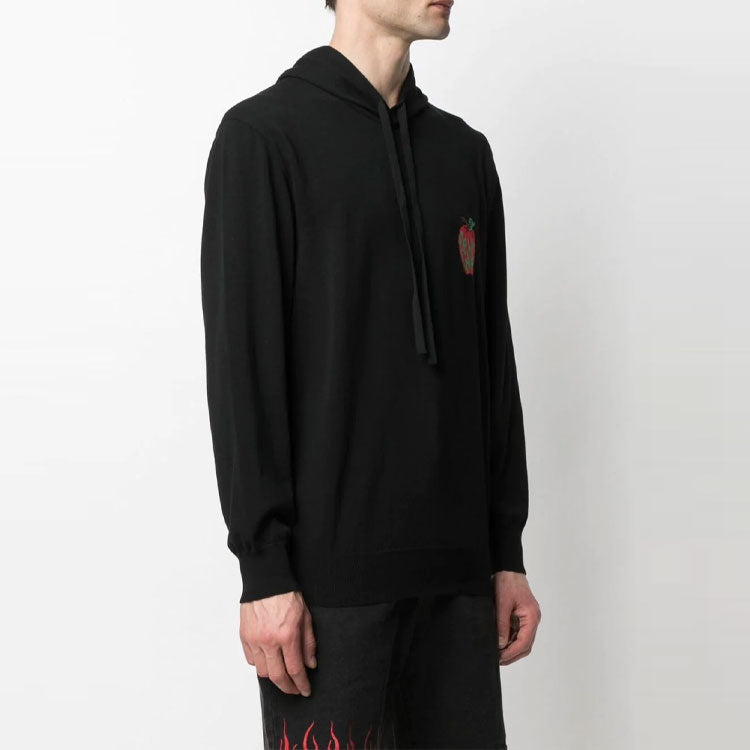 Off-White SS21 Apple Arrow Solid Color Loose Fit Black OMHA108S21KNI0011001