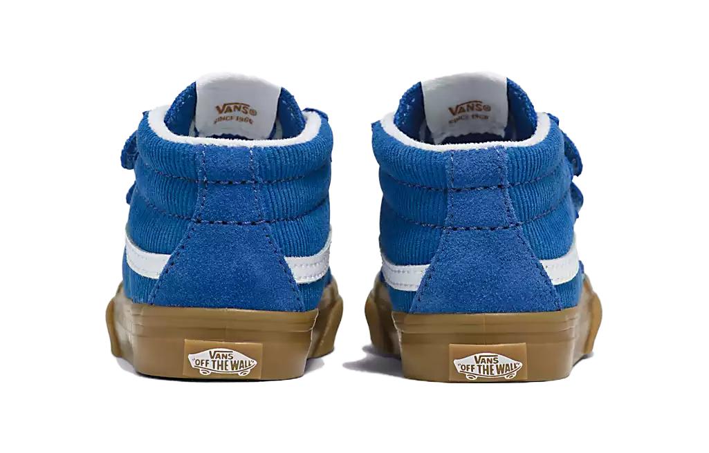 (TD) Vans Sk8-Mid Reissue V Corduroy Shoes 'Blue' VN0A5DXDBLU