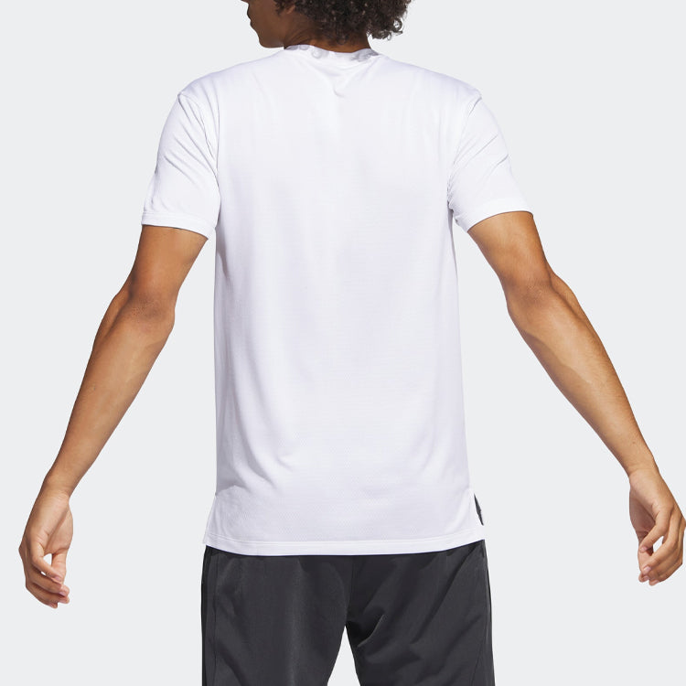 adidas Hustle For The Muscle T-Shirts 'White' H44742