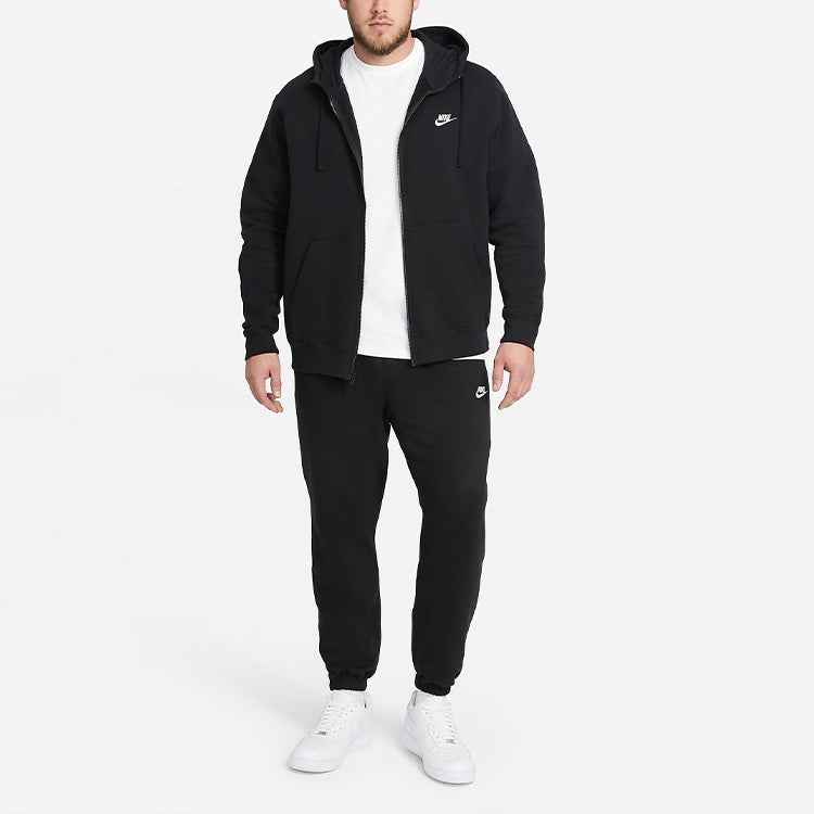 Nike Sportswear Club Fleece Printing Sports Trousers Black BV2738-010