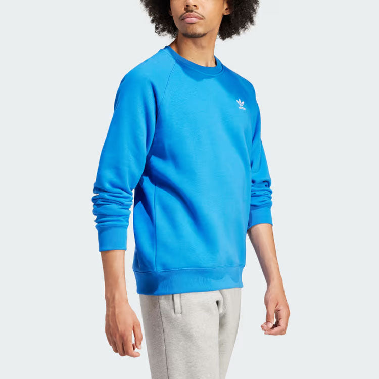 adidas Trefoil Essentials Crewneck 'Blue' IR7781