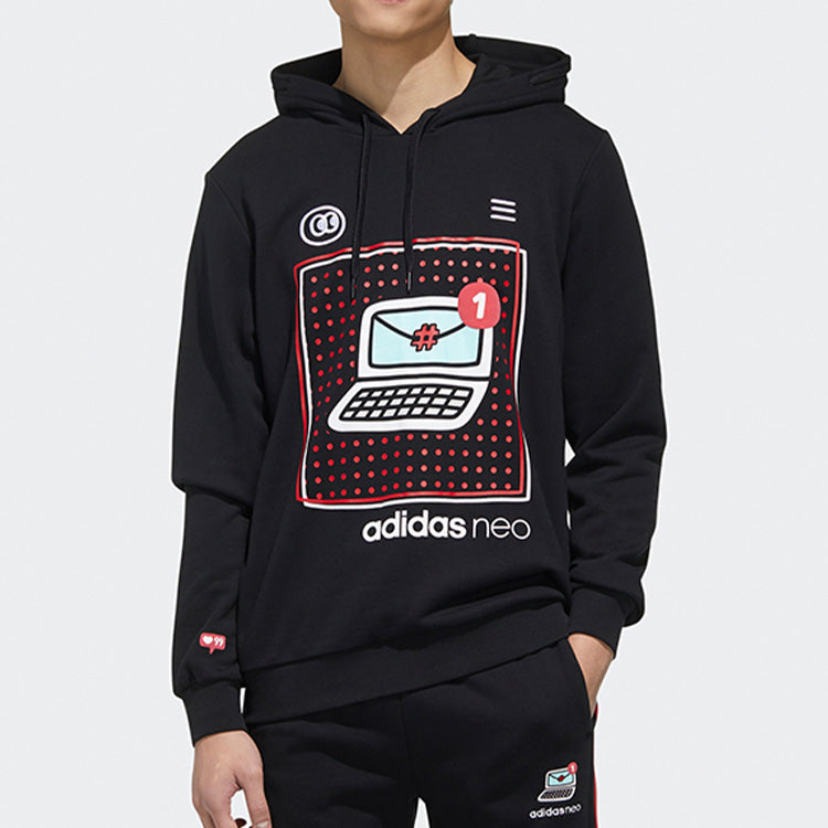 Men's adidas neo VLDAY HDY Sports Black FU0222